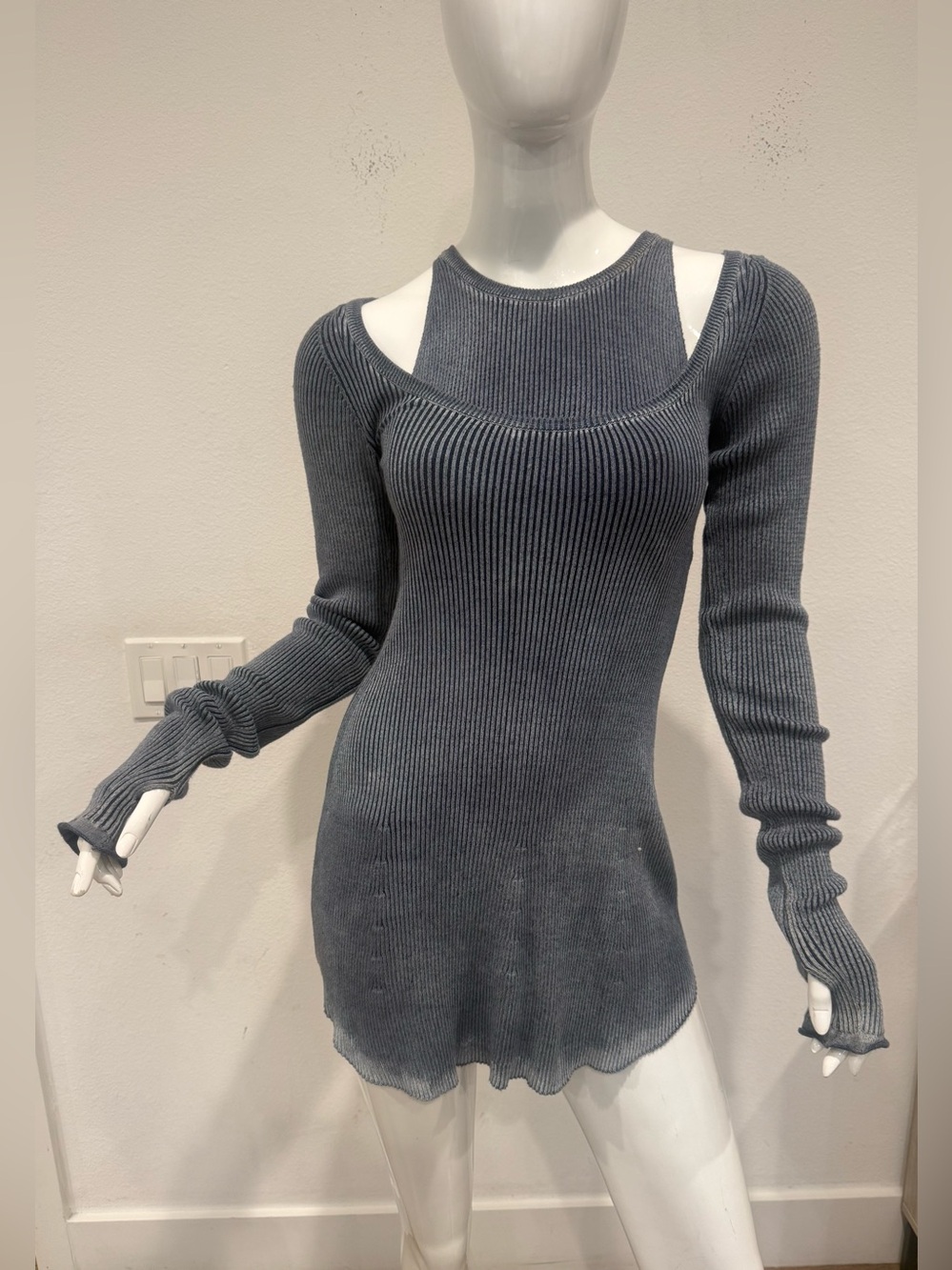 Diesel blue mini dress small